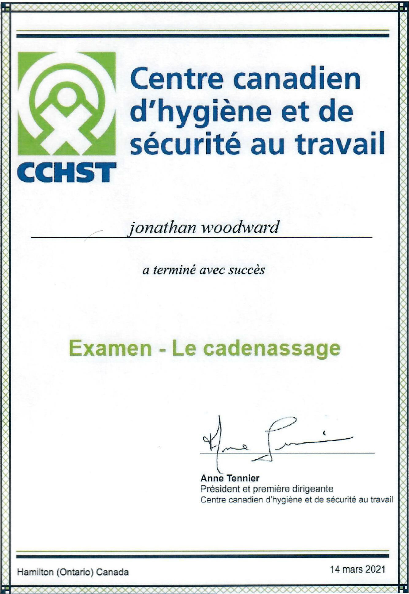 Nettoyage de conduits de ventilation à Sherbrooke - Certificat Examen Cadenassage